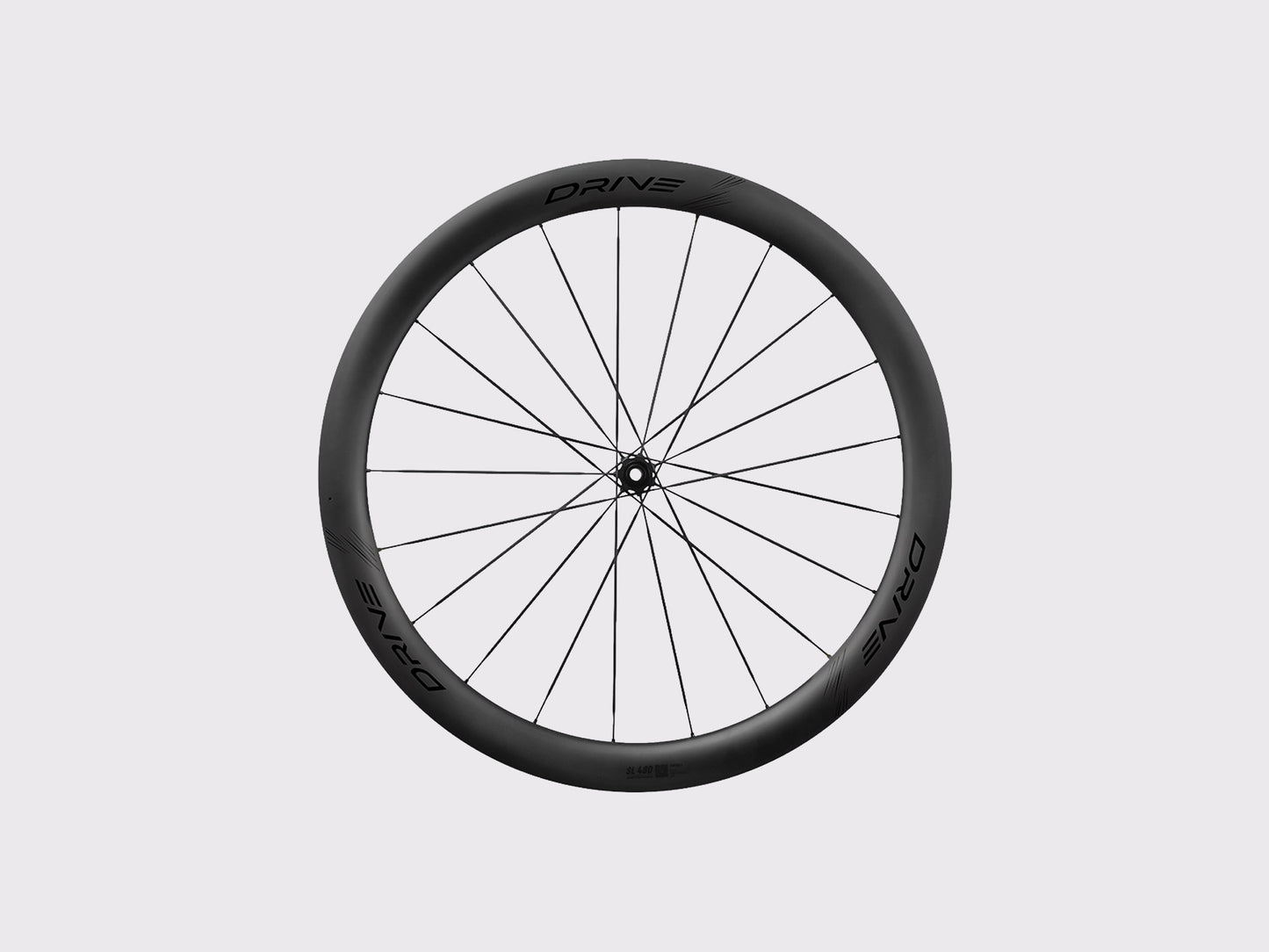 Roue arrière carbone Elitewheels Drive SL 48D Disc avec corps de roue libre titane (Noir)