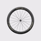 Roue avant carbone Elitewheels Drive SL 58D Disc avec rayons plats en carbone (Or)
